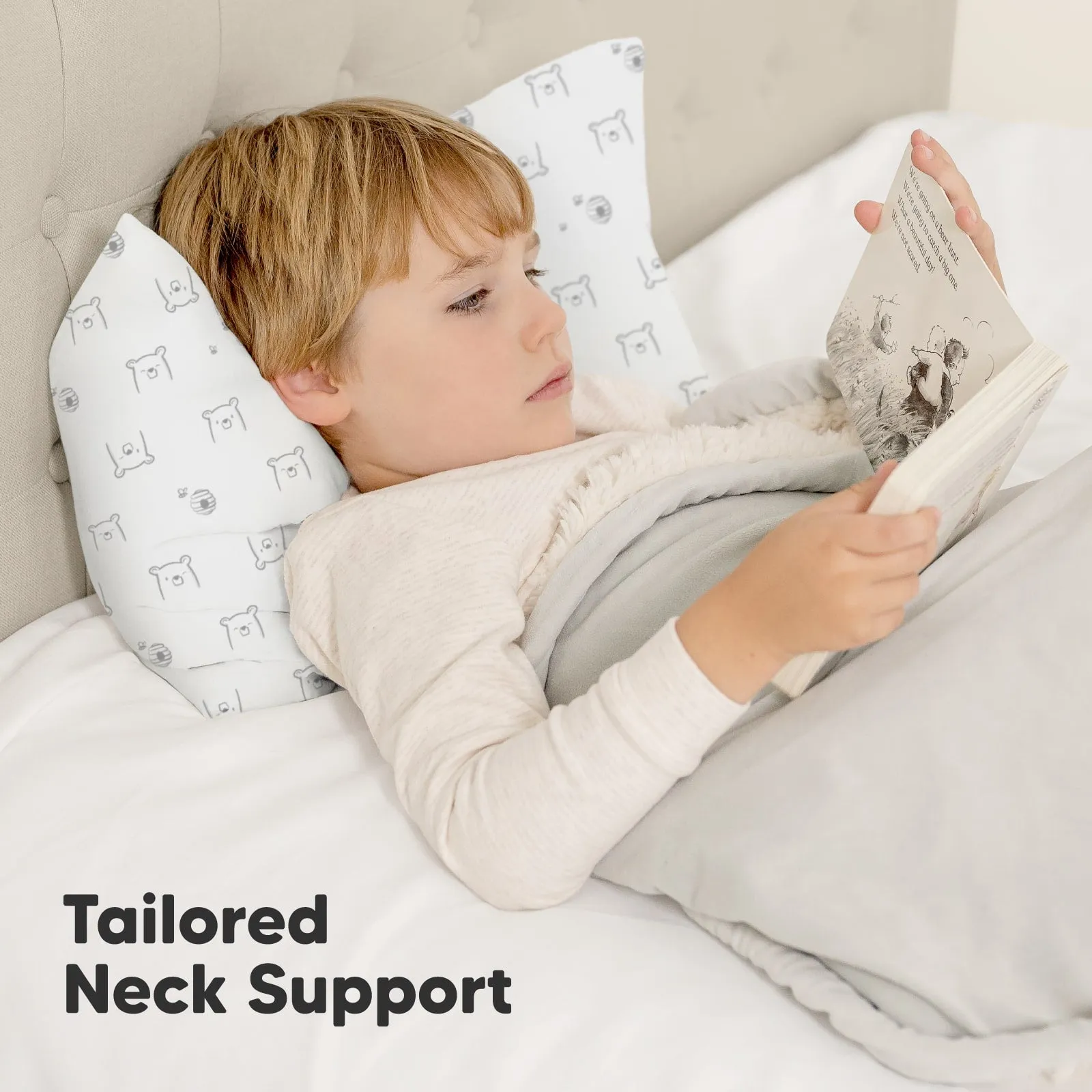 2-Pack Toddler Pillows (Bumble Bear)