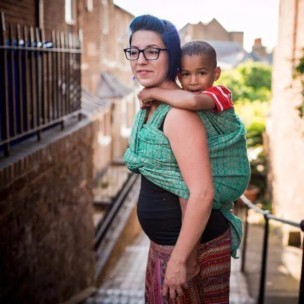 Ada Verde extra wide Woven Wrap by Didymos