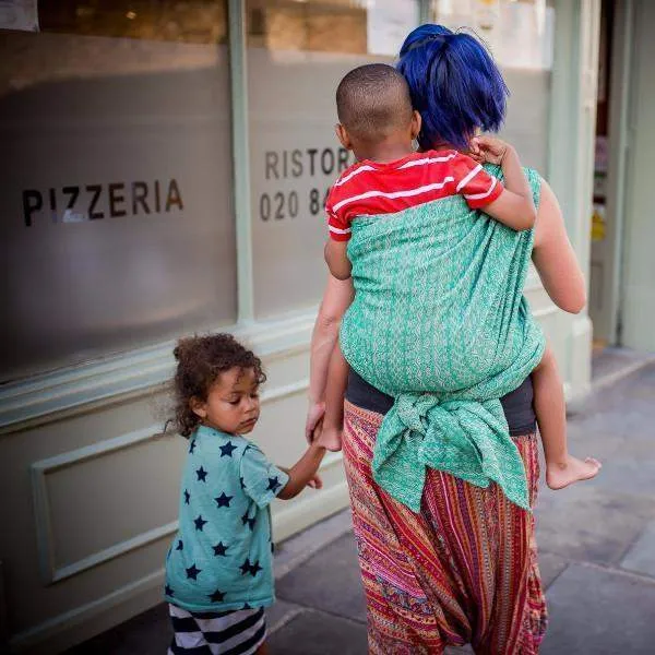 Ada Verde extra wide Woven Wrap by Didymos