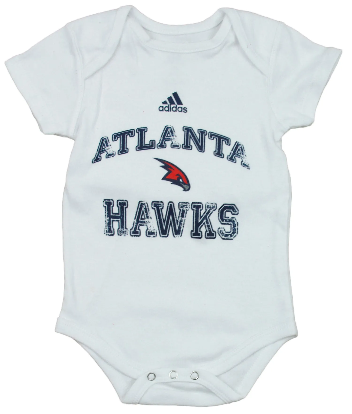 Adidas NBA Basketball Infants Atlanta Hawks Bodysuit Creeper 3 Pack Set