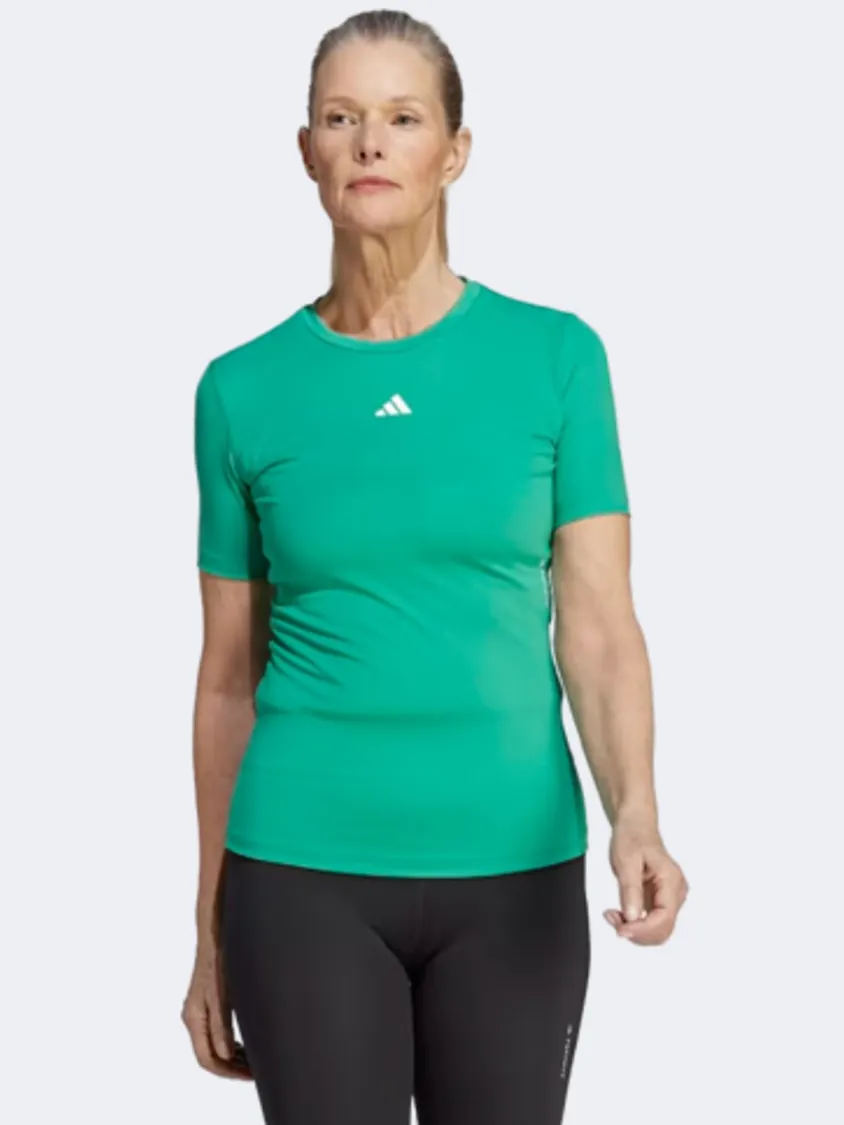 Adidas Techfit Women Training T-Shirt Green