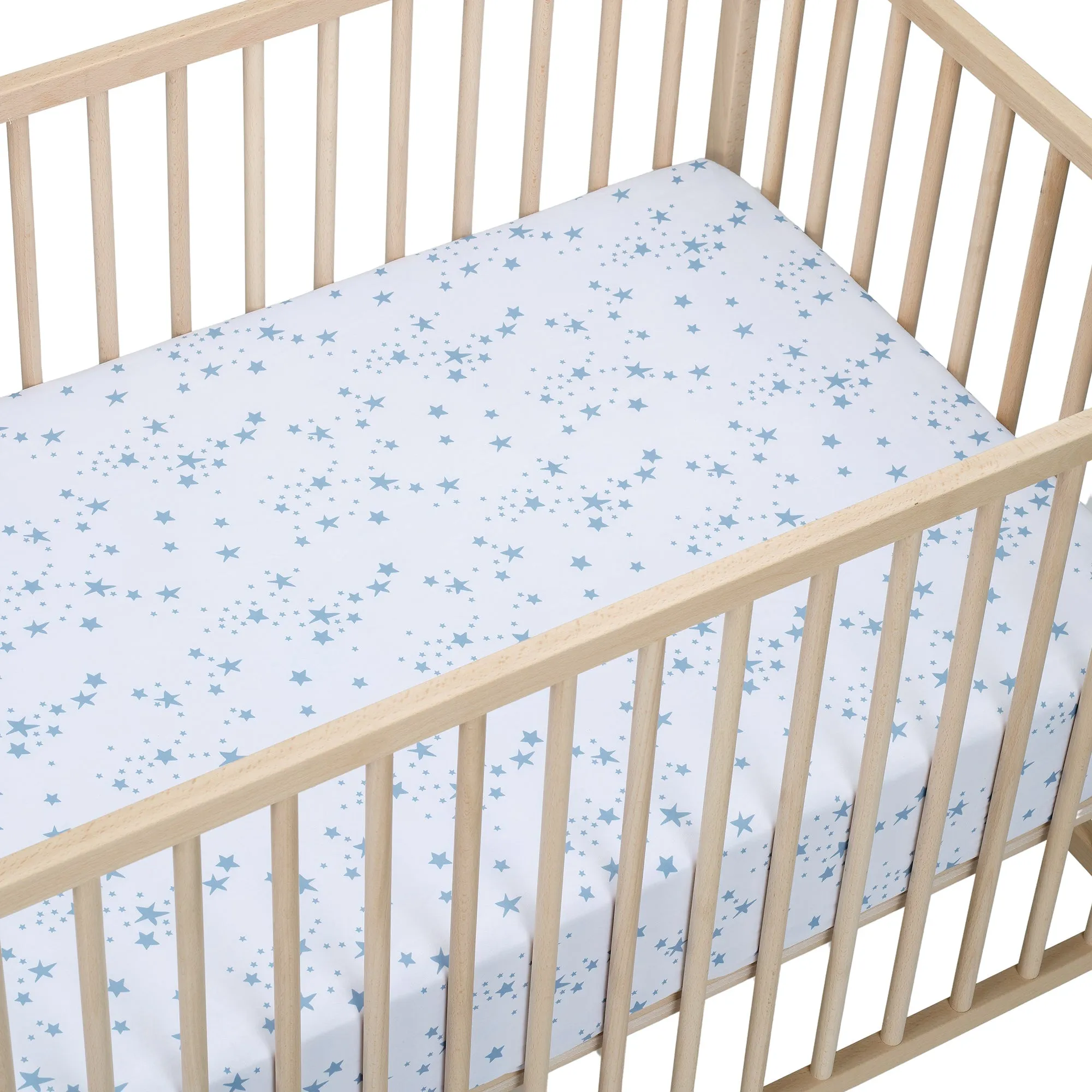 Airplane/Stars 2-Pack Fited Crib Sheet Set