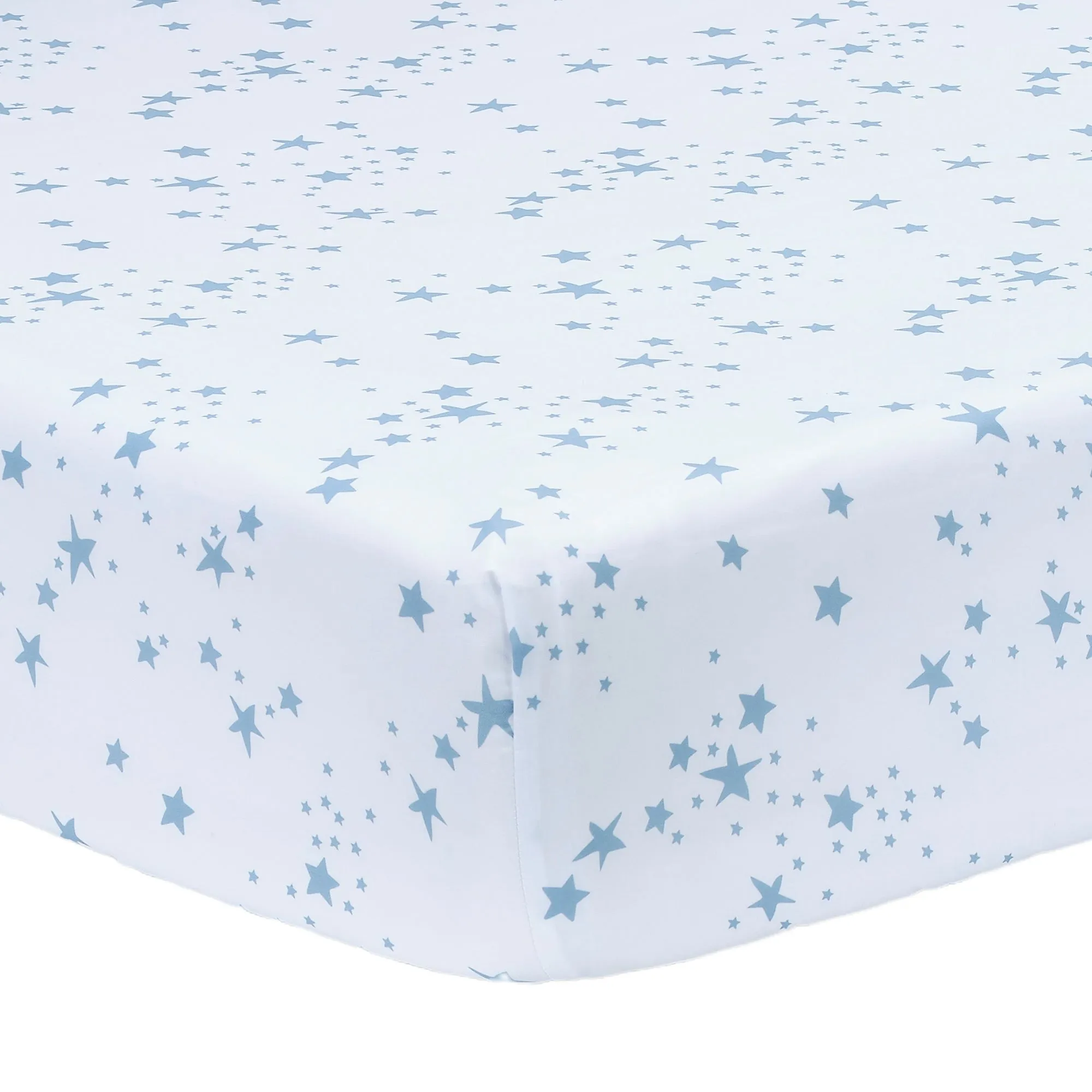 Airplane/Stars 2-Pack Fited Crib Sheet Set