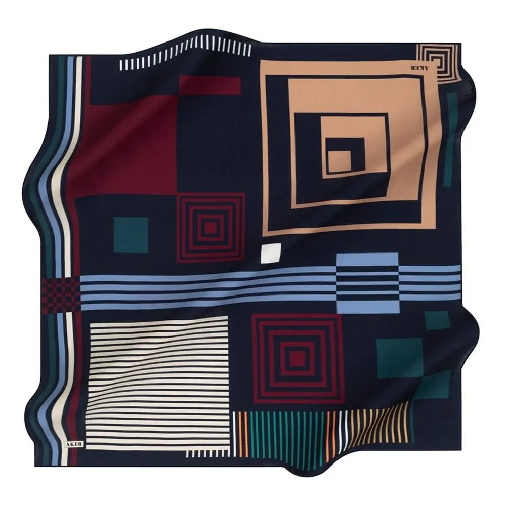 Aker Agate Modern Silk Scarf No. 21