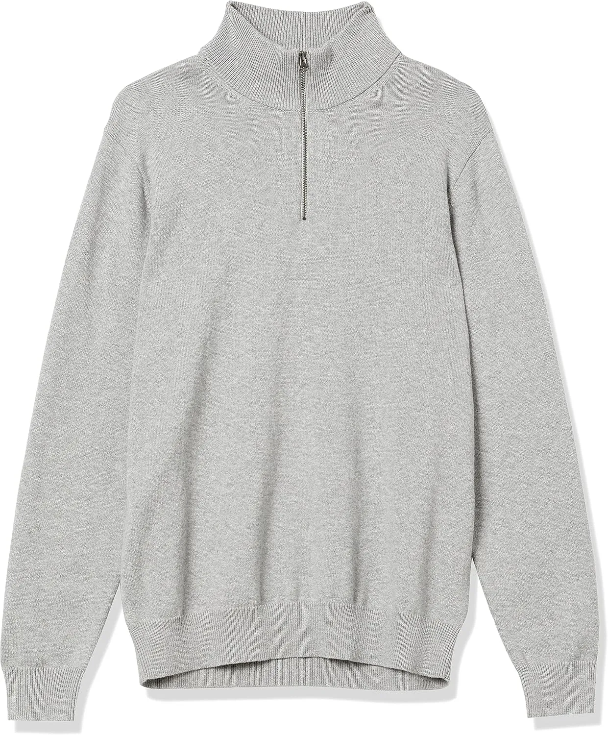 Amazon Essentials Men's 100% Cotton Quarter-Zip Sweater