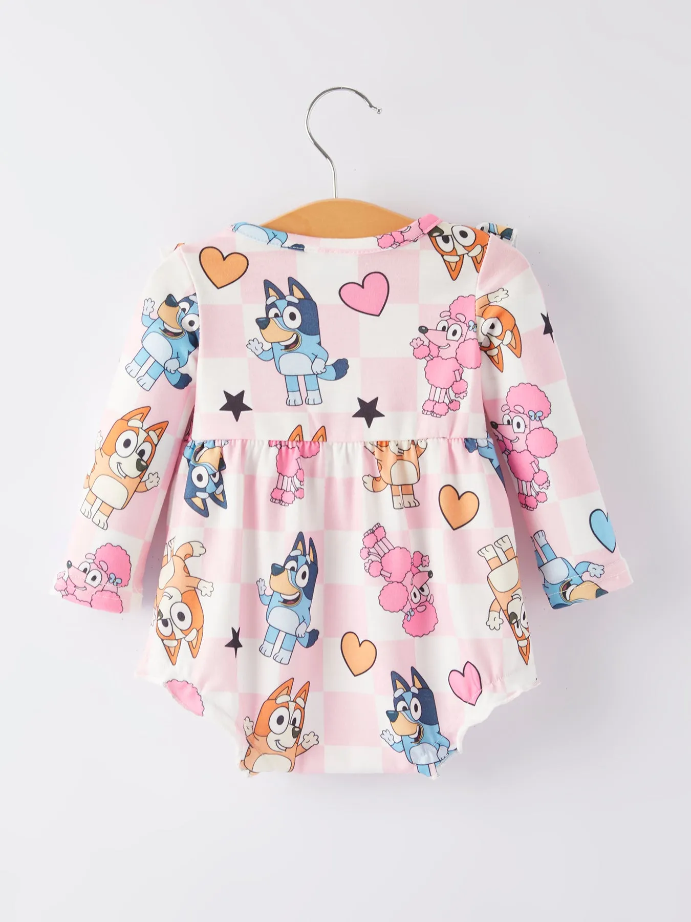 Baby Girls Cartoon Print Romper