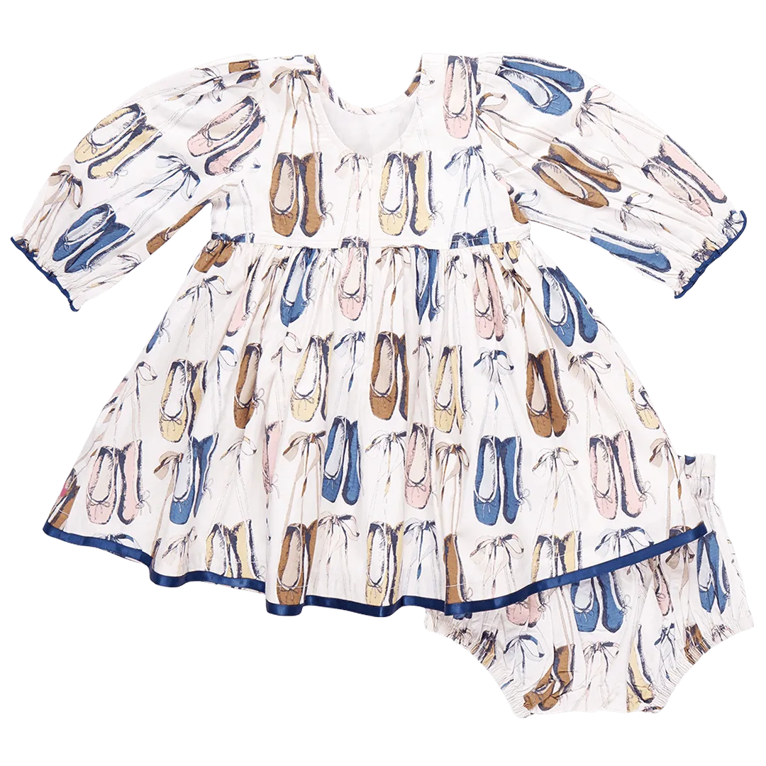 Baby Girls Dresses| Amma- Ballet Slippers | Pink Chicken