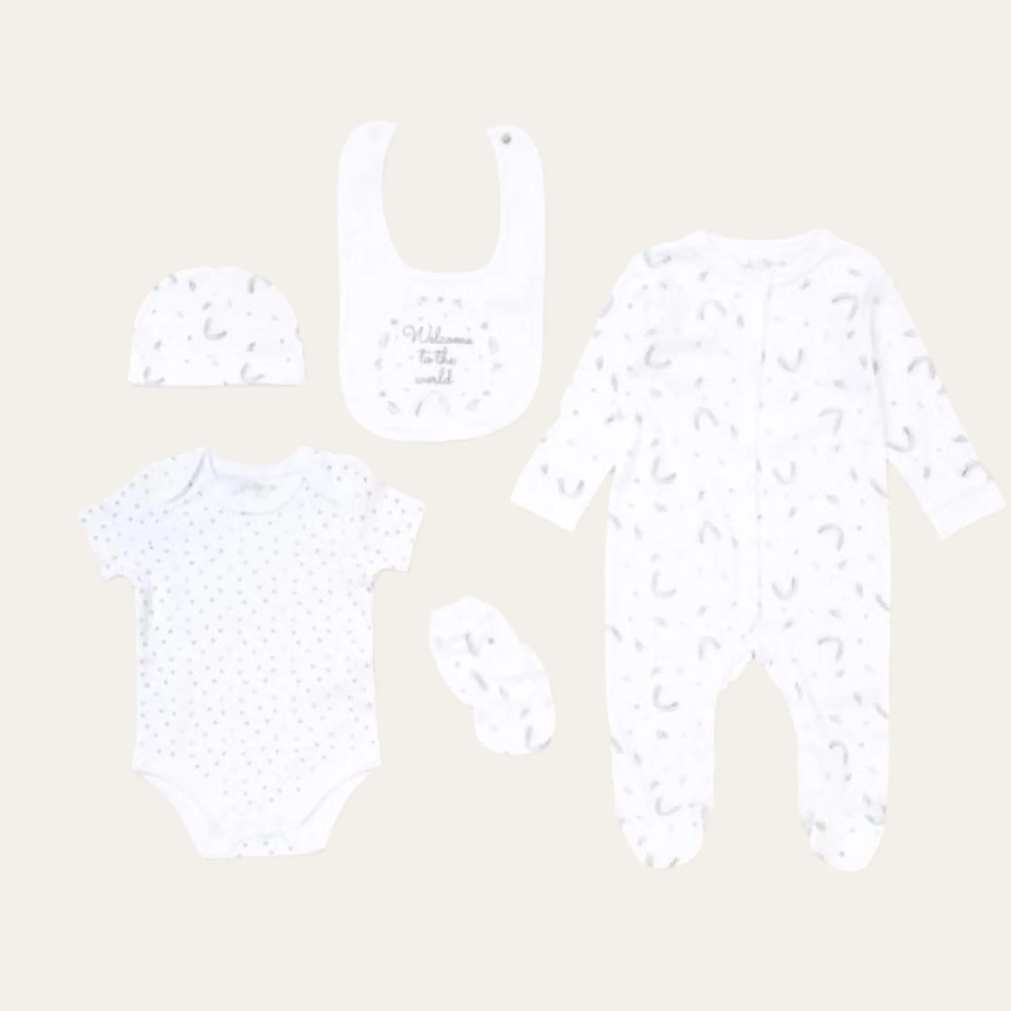 Baby Unisex Clothing Set 'Welcome To The World'