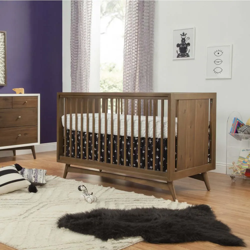 Babyletto Peggy 3-in-1 Convertible Crib - Natural Walnut