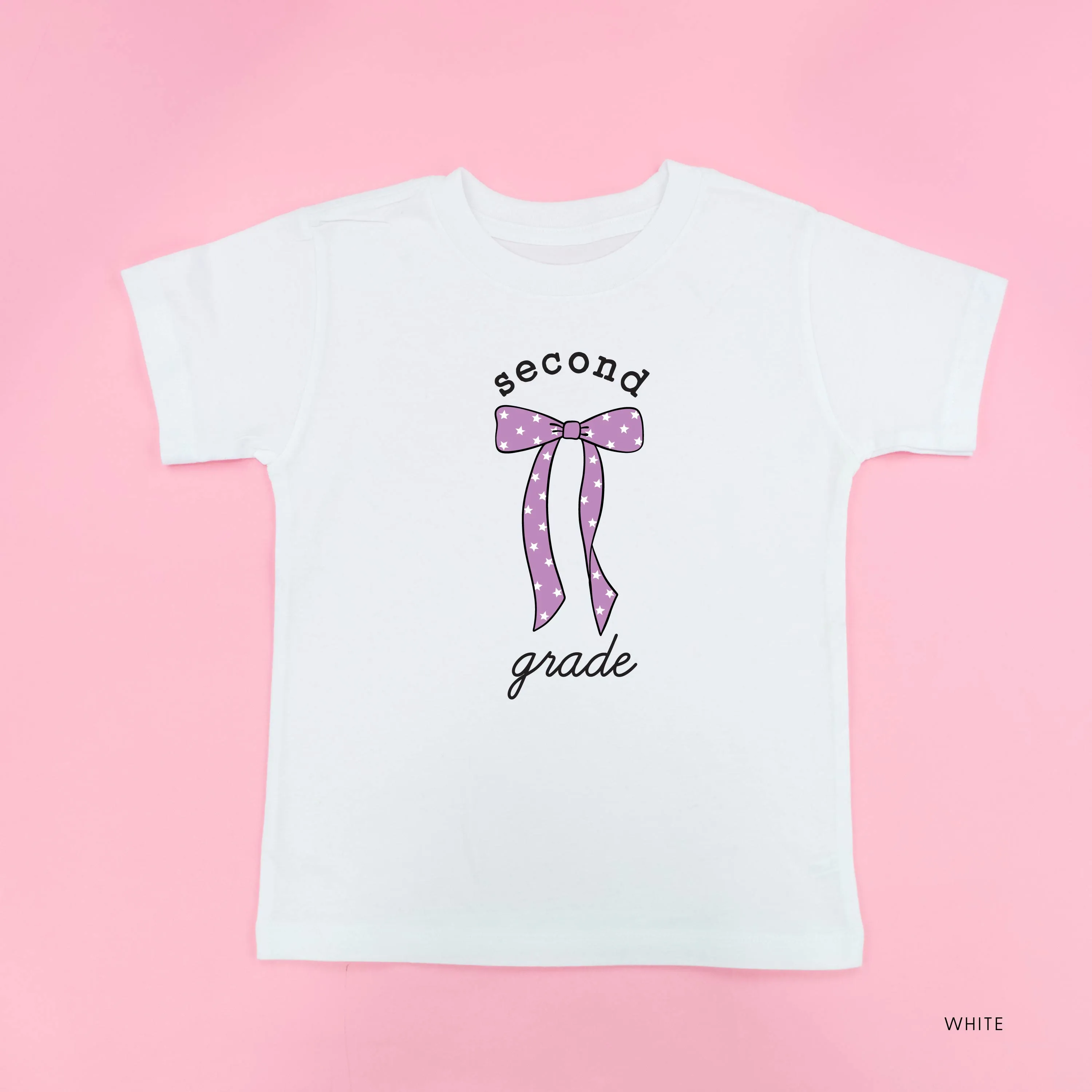 Back to School Bows - SECOND GRADE - Short Sleeve Child Shirt