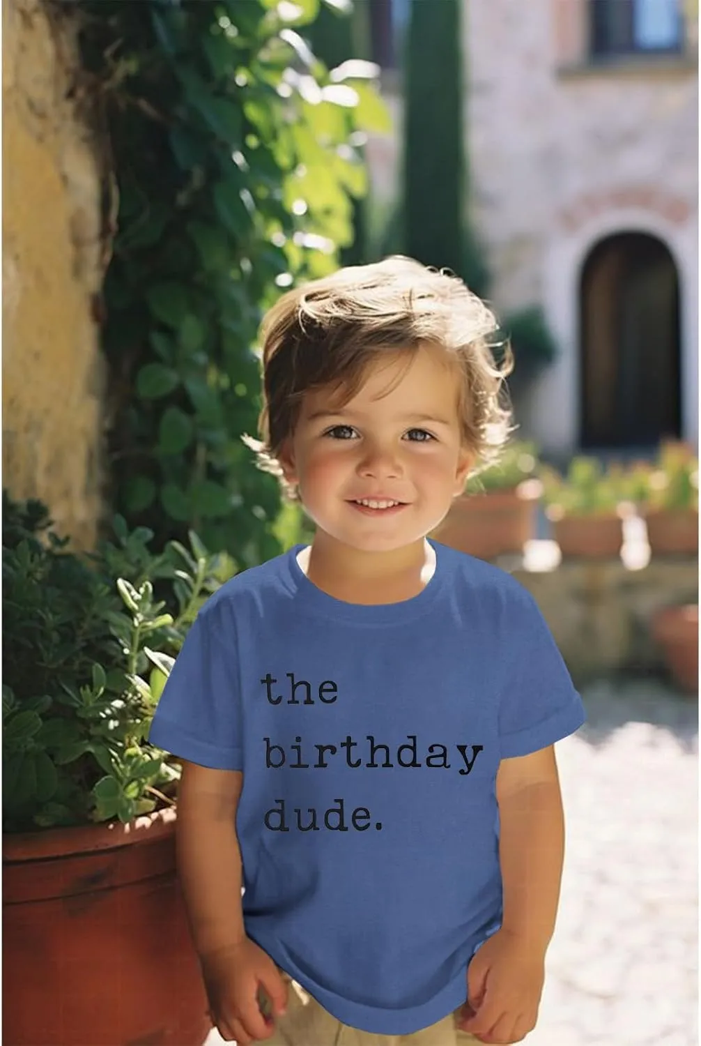 Birthday Boy Shirt Birthday Dude Tshirt 2nd 3rd 4th 5th 6th Toddler Boys B-Day Party Tee Tops