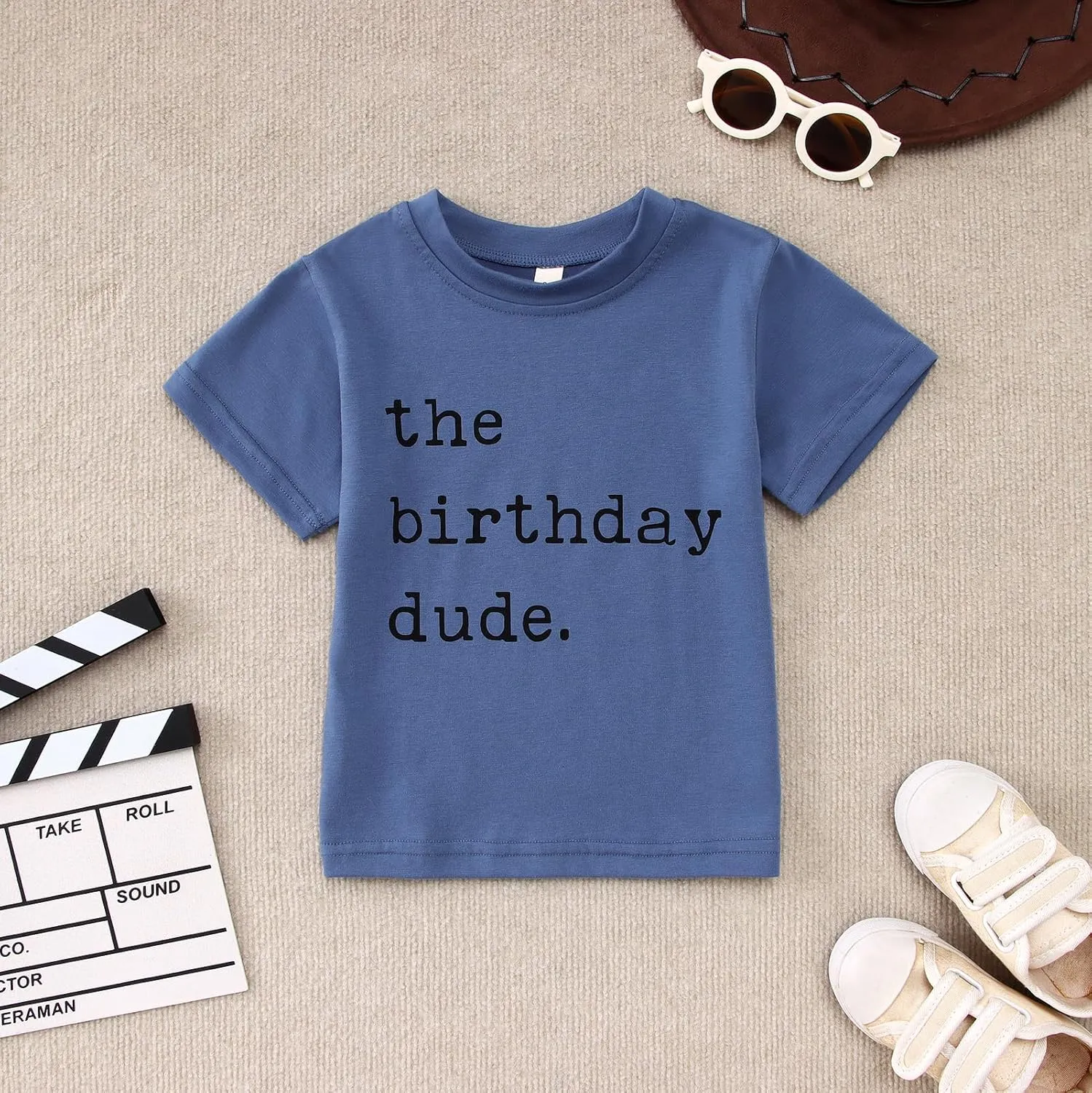 Birthday Boy Shirt Birthday Dude Tshirt 2nd 3rd 4th 5th 6th Toddler Boys B-Day Party Tee Tops