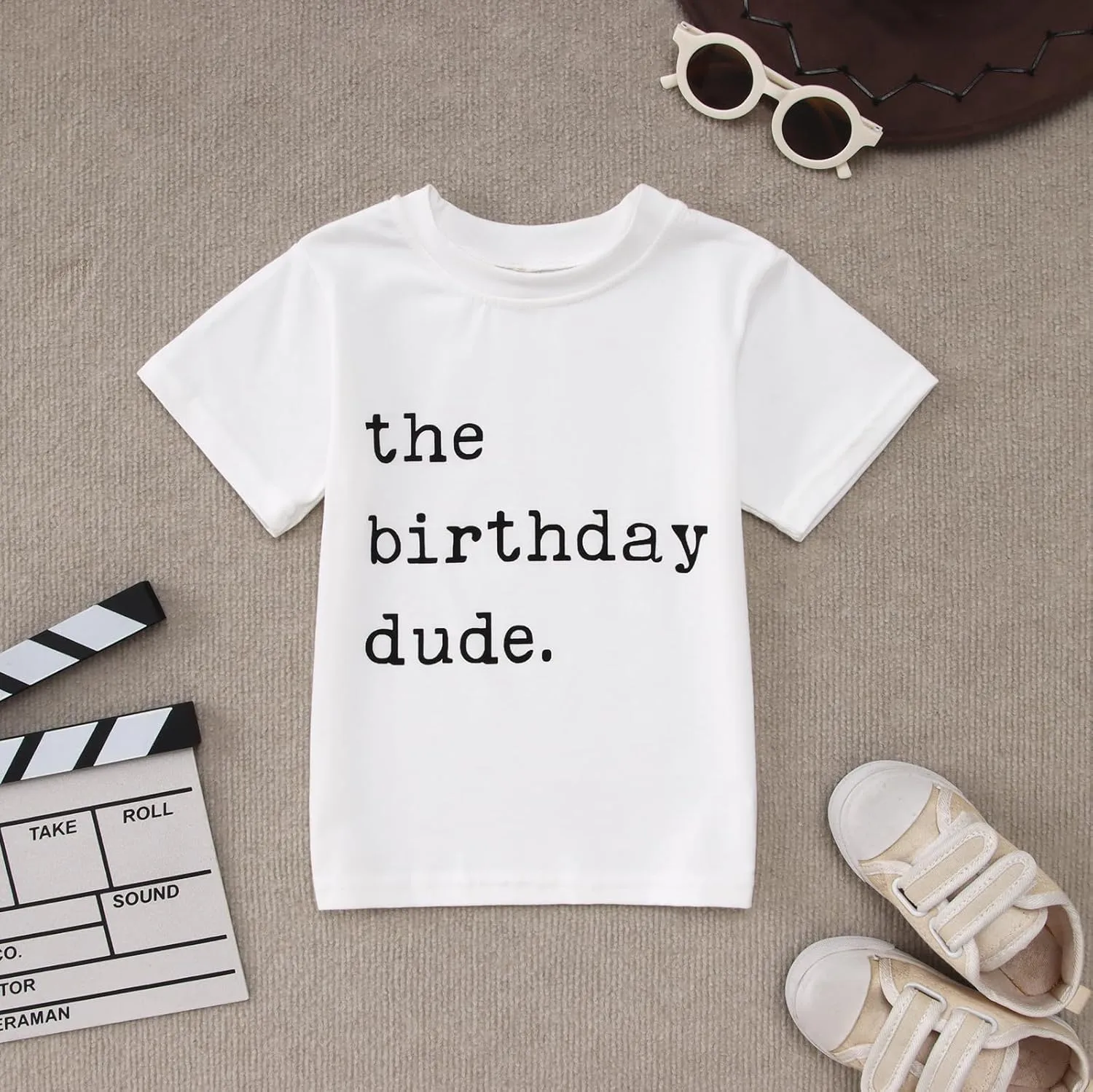 Birthday Boy Shirt Birthday Dude Tshirt 2nd 3rd 4th 5th 6th Toddler Boys B-Day Party Tee Tops