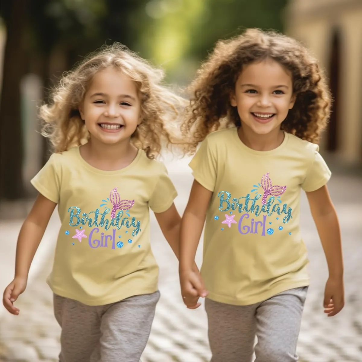 Birthday Girl Shirt 2nd 3rd 4th 5th 6th 7th Girls Birthday Tshirts Cotton Short Sleeve Tee Tops Outfit
