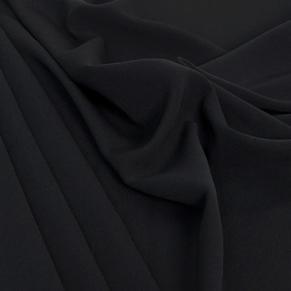 Black Poly Twill Fabric 53
