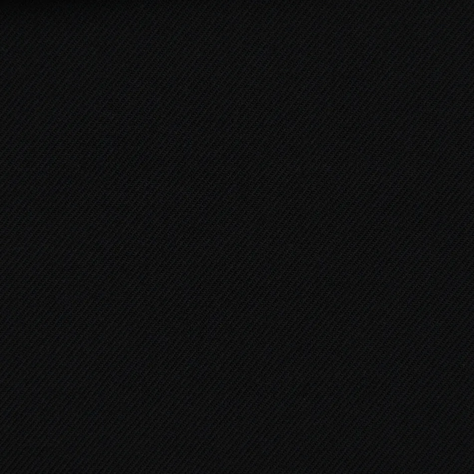 Black Poly Twill Fabric 53