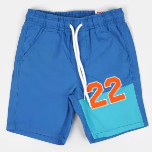 Boys Cotton Short 22 - Blue