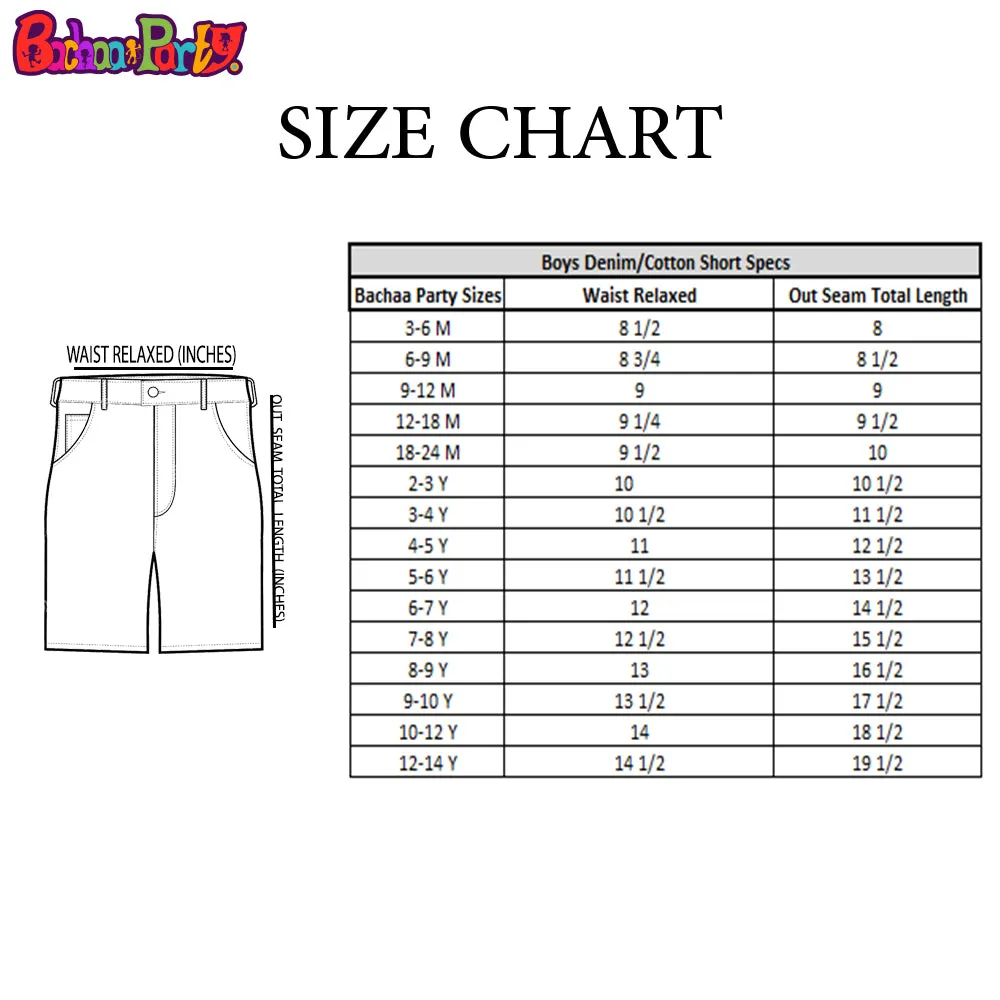 Boys Cotton Short 22 - Blue
