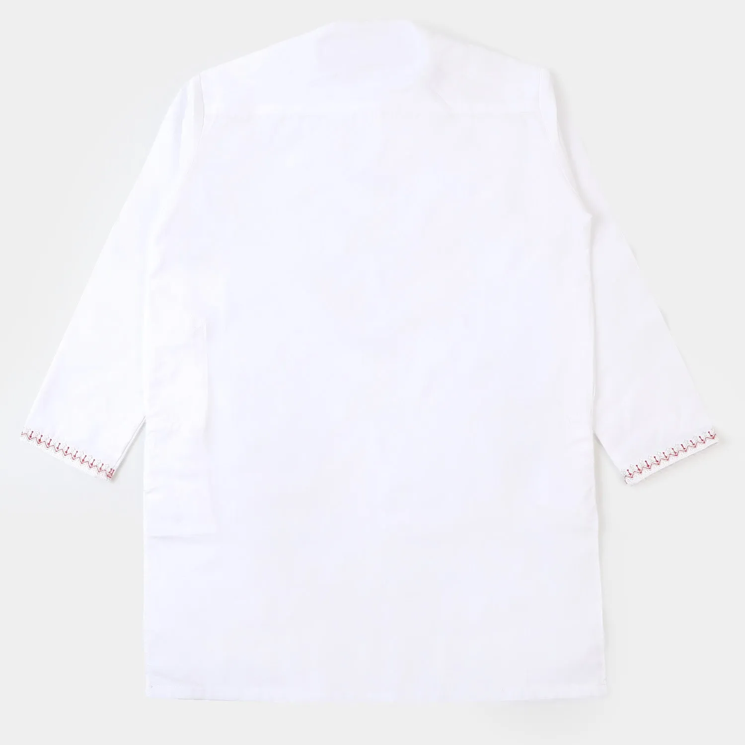 Boys EMBROIDERED Kurta Pajama 708 - White