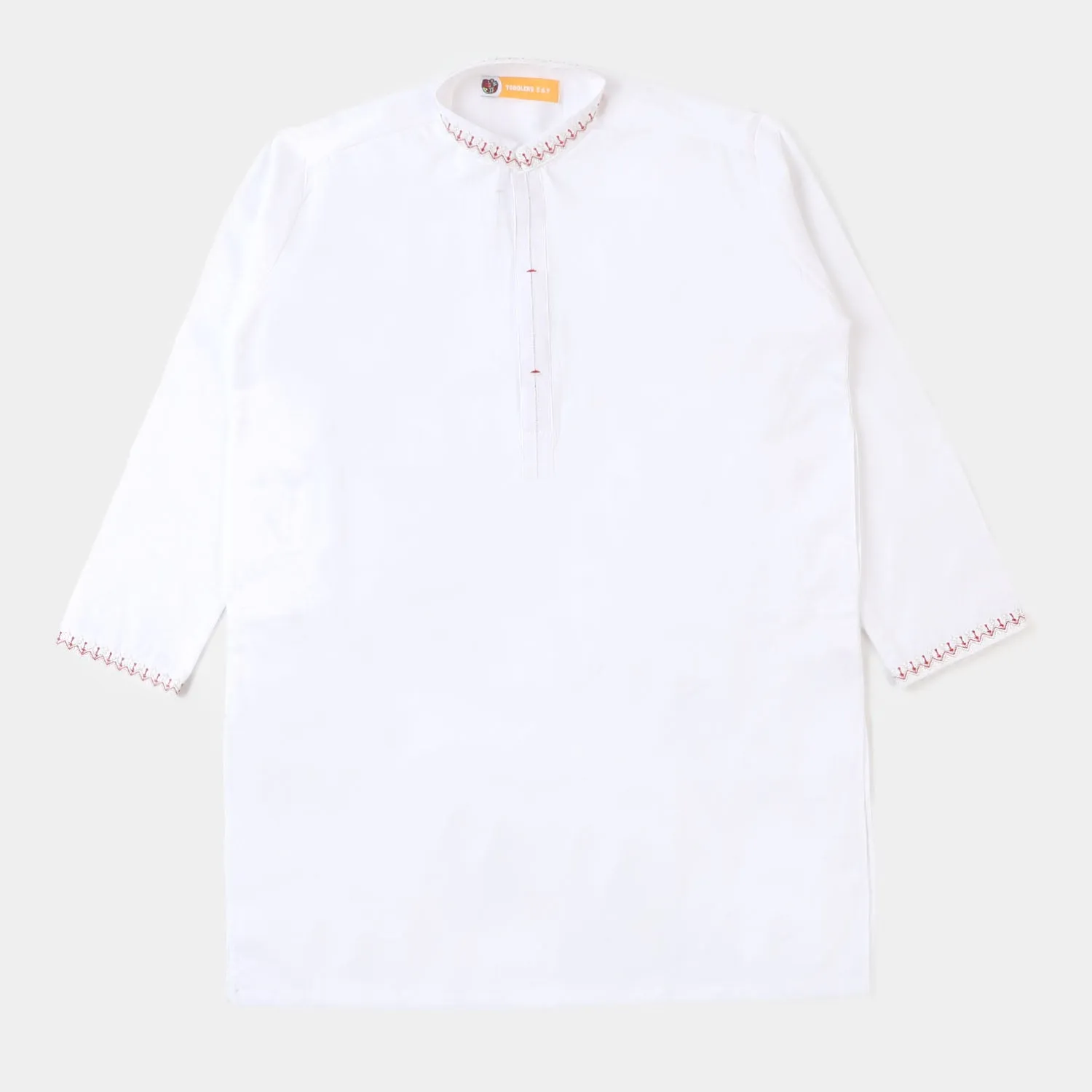 Boys EMBROIDERED Kurta Pajama 708 - White