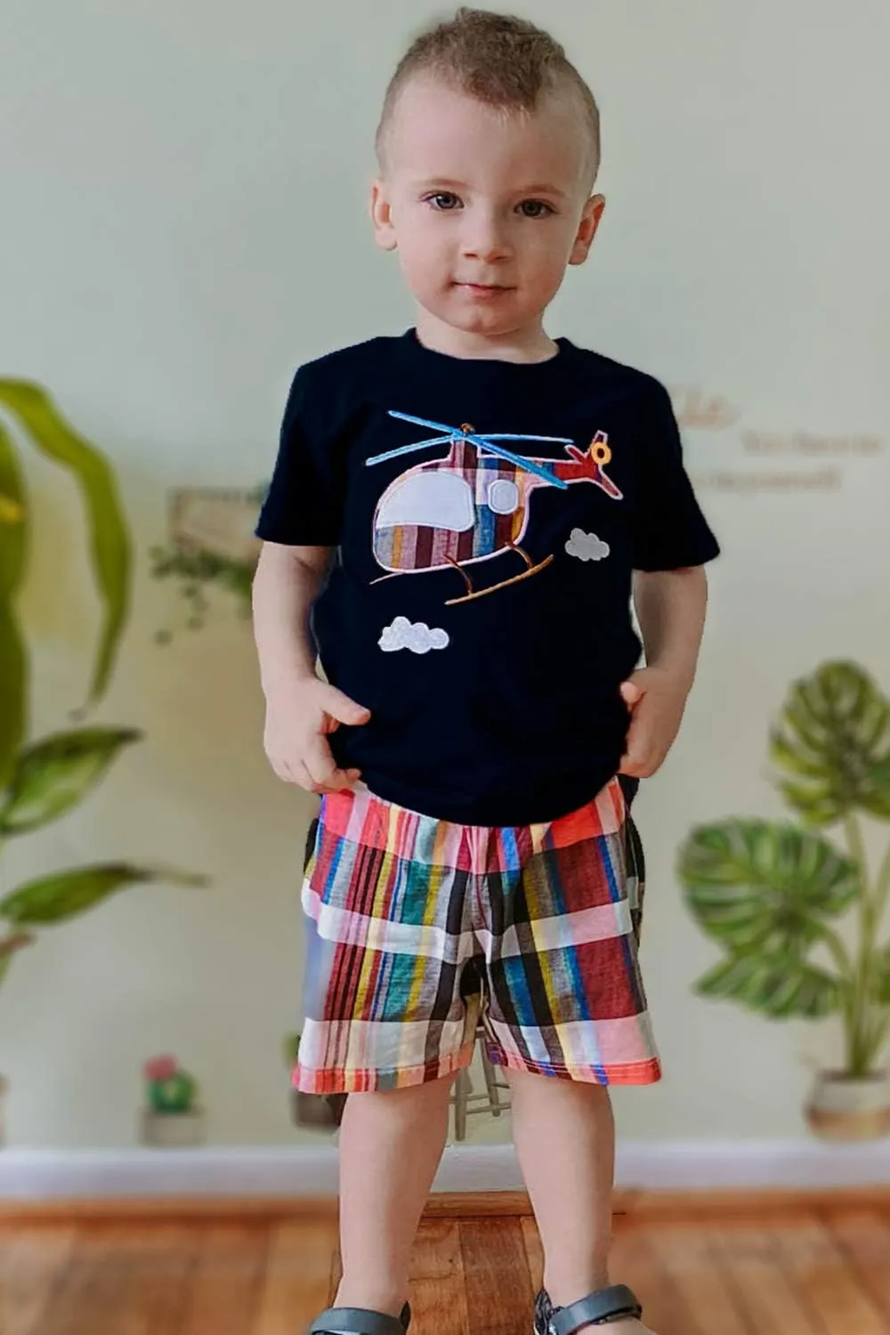 Bumeex Toddler Boy's Short Sleeve T-Shirt and Short Outfit Set 2-7T