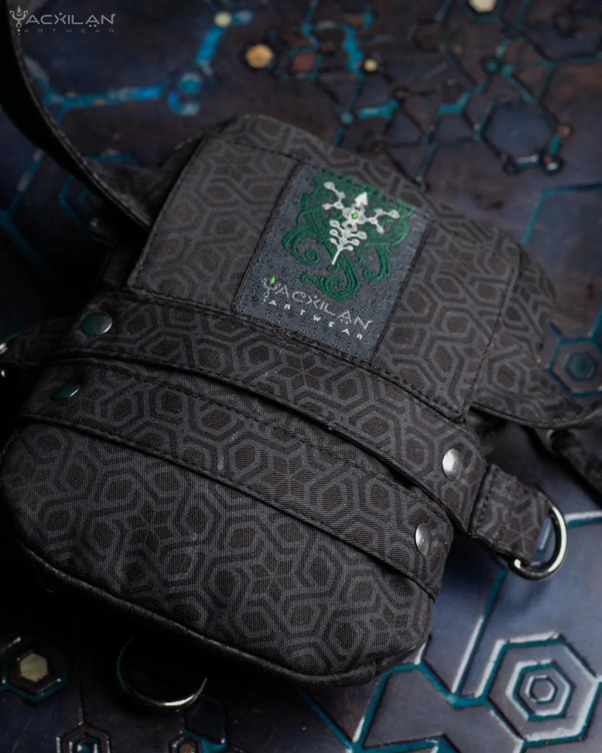 Chotta Bag / Cotton Printed - BLACK BUFO