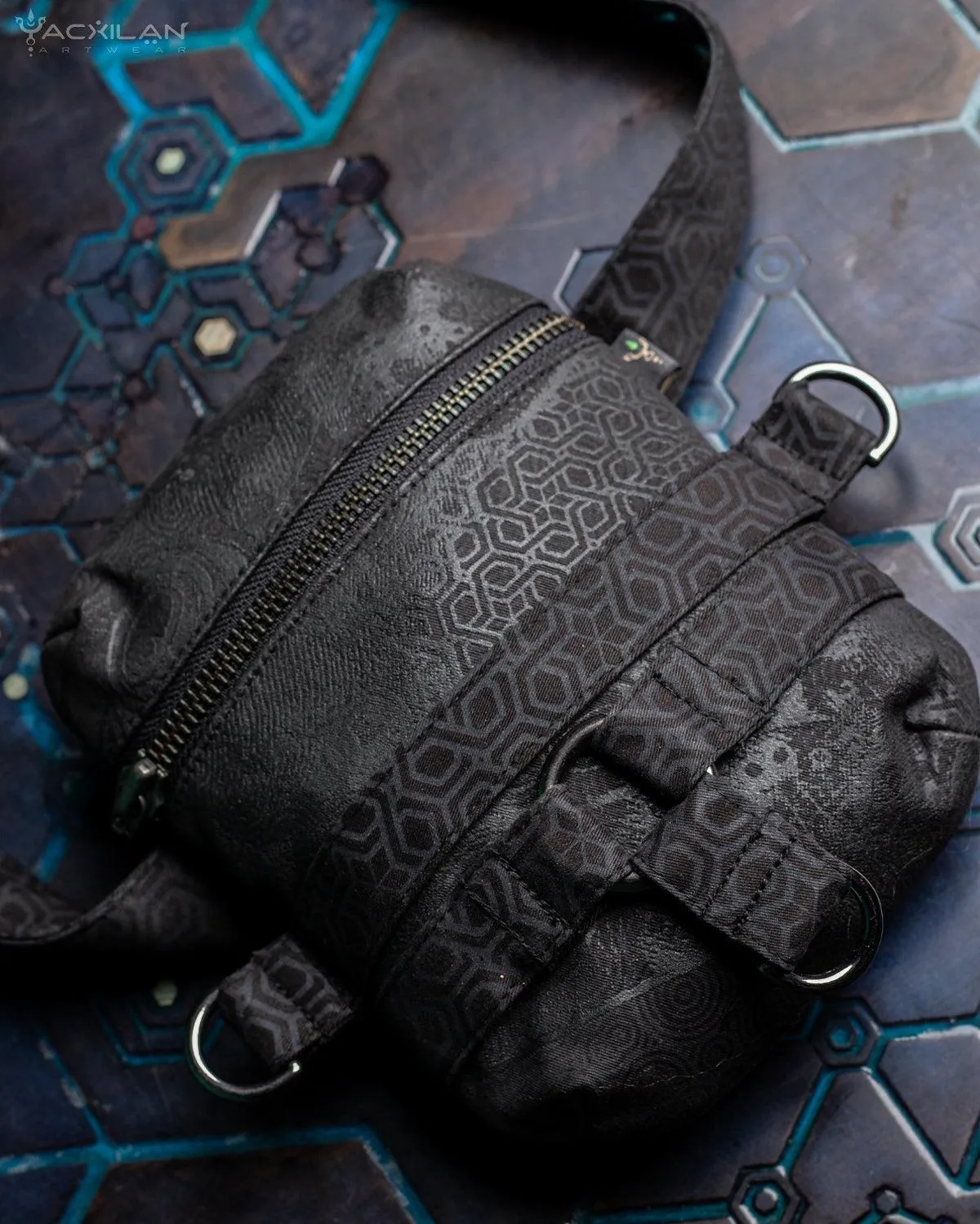 Chotta Bag / Cotton Printed - BLACK BUFO