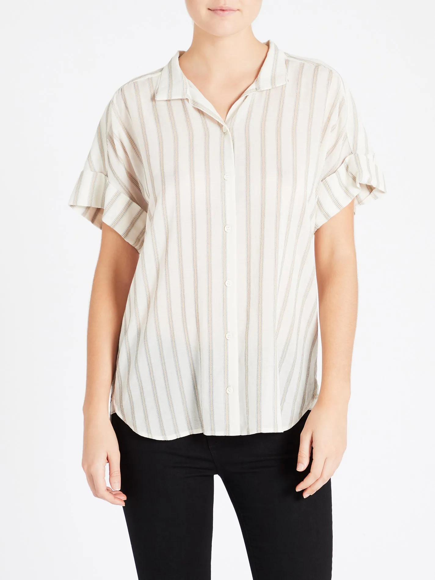 Clean Collar Short Sleeve Shirt