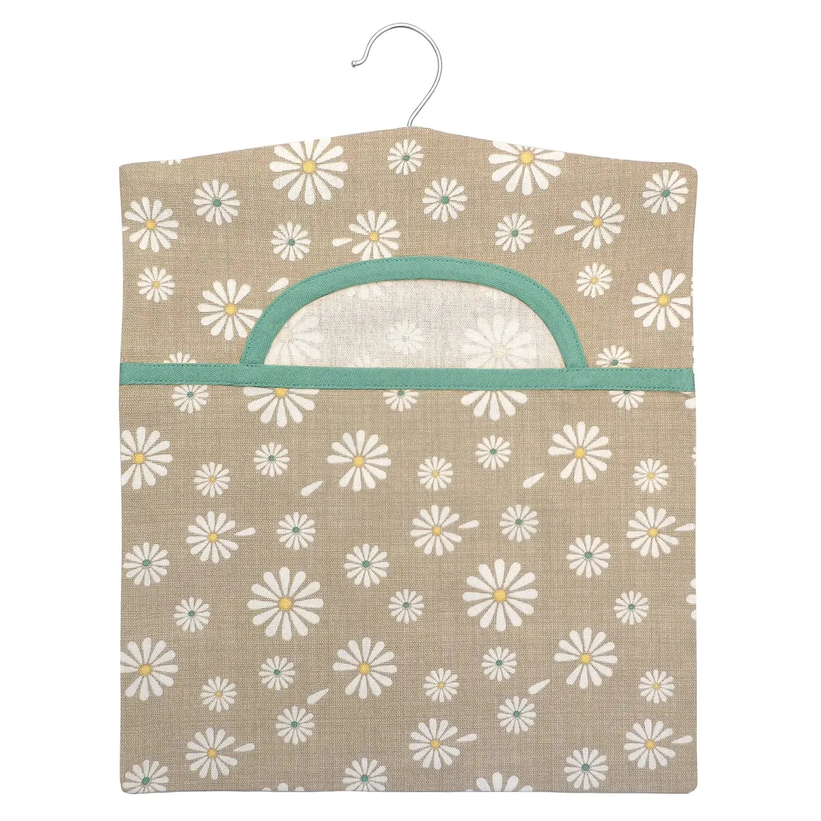 Clothes Peg Storage Bag With Hanger Hook 100% Cotton 35cm