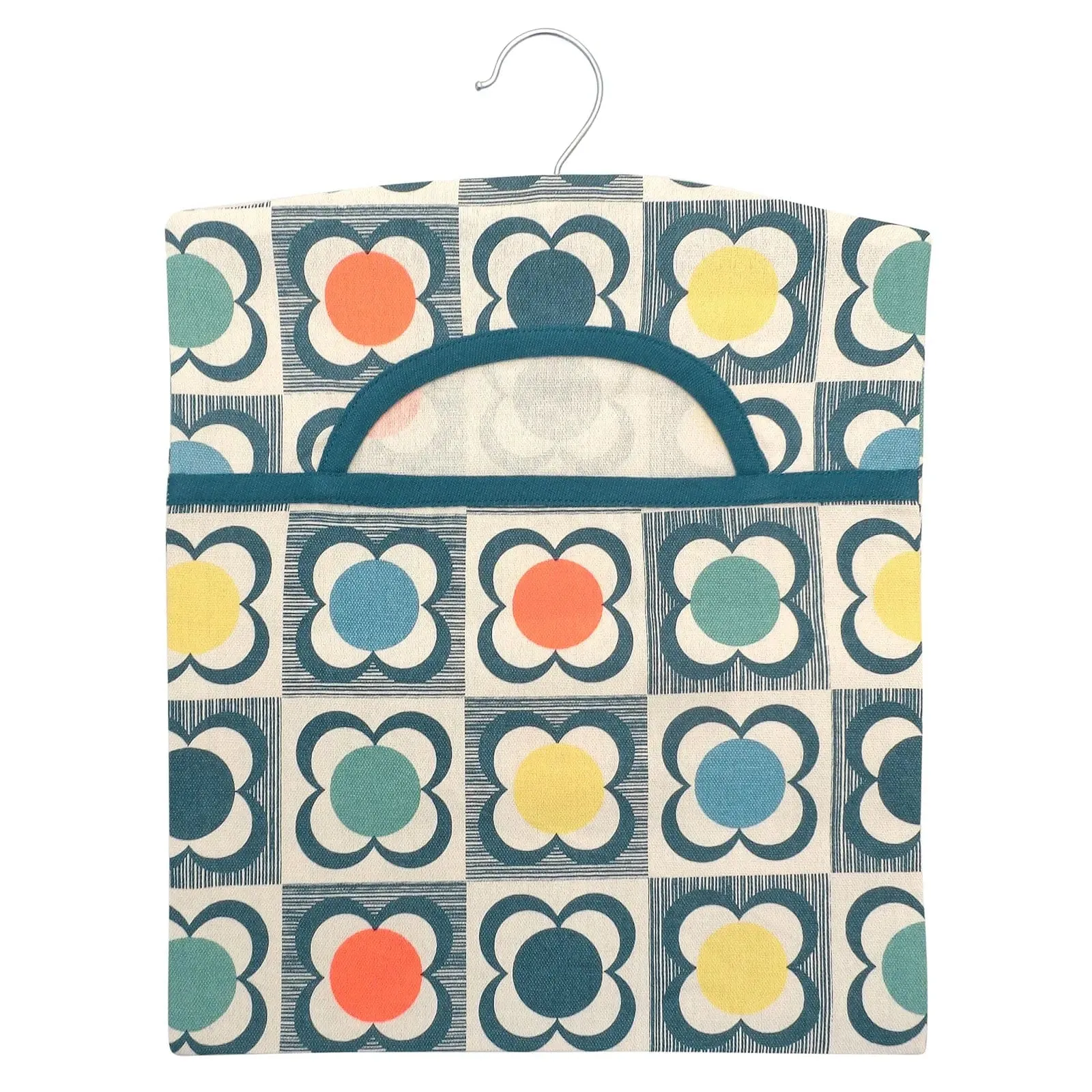 Clothes Peg Storage Bag With Hanger Hook 100% Cotton 35cm