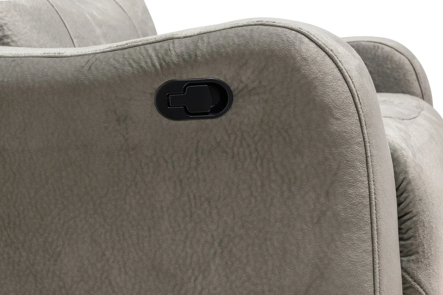 Coleraine Polyester Recliner - Grey