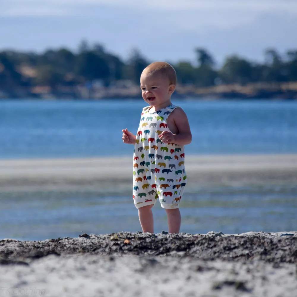 Custom Organic Cotton Rompers (0-3T)