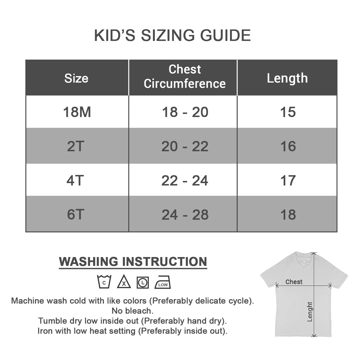 [Custom Text]  Endanzoo Organic Toddler Kids T-shirt - Three-quater Sleeve