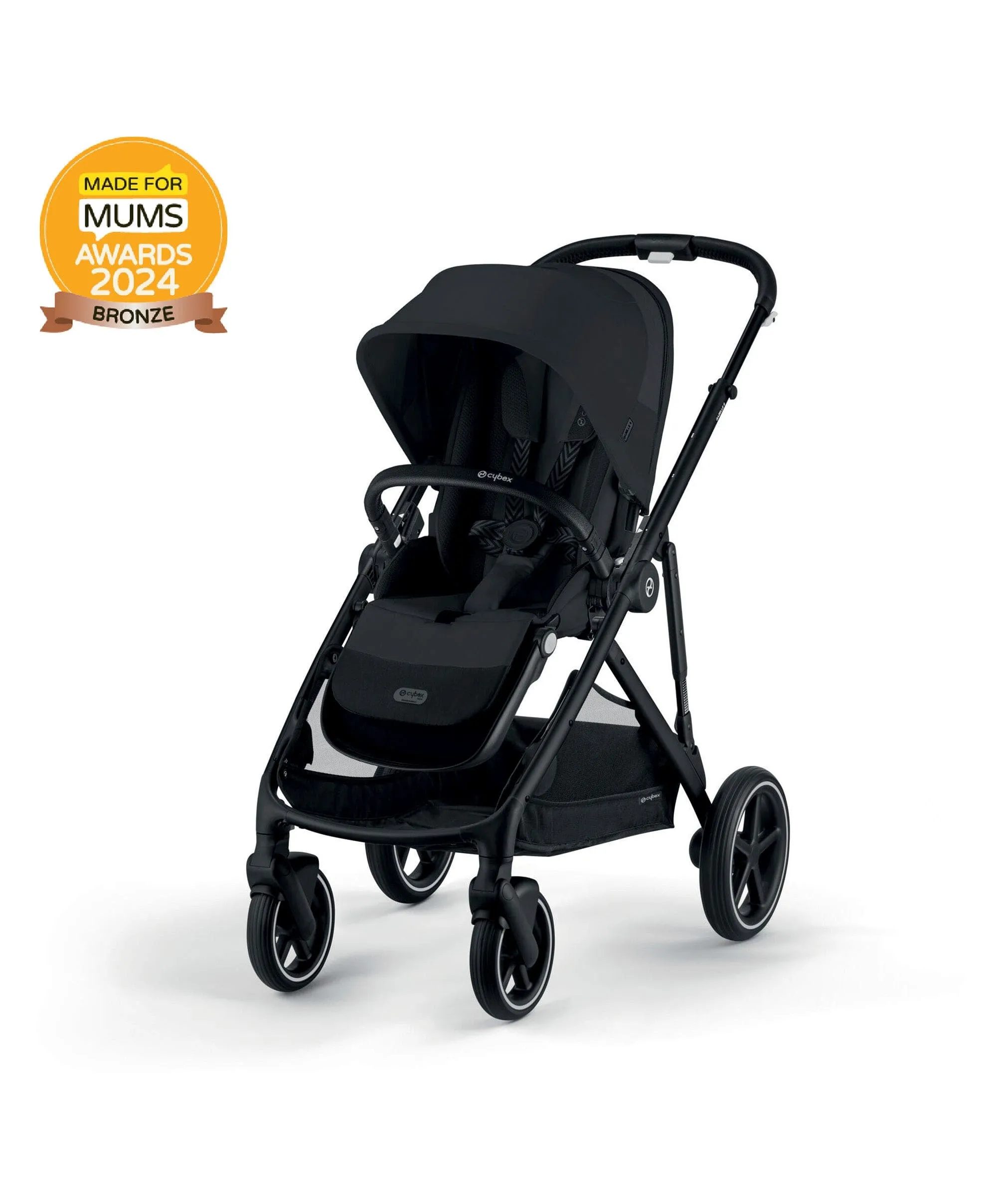 Cybex Gazelle S Pushchair Bundle (5 piece) - Moon Black