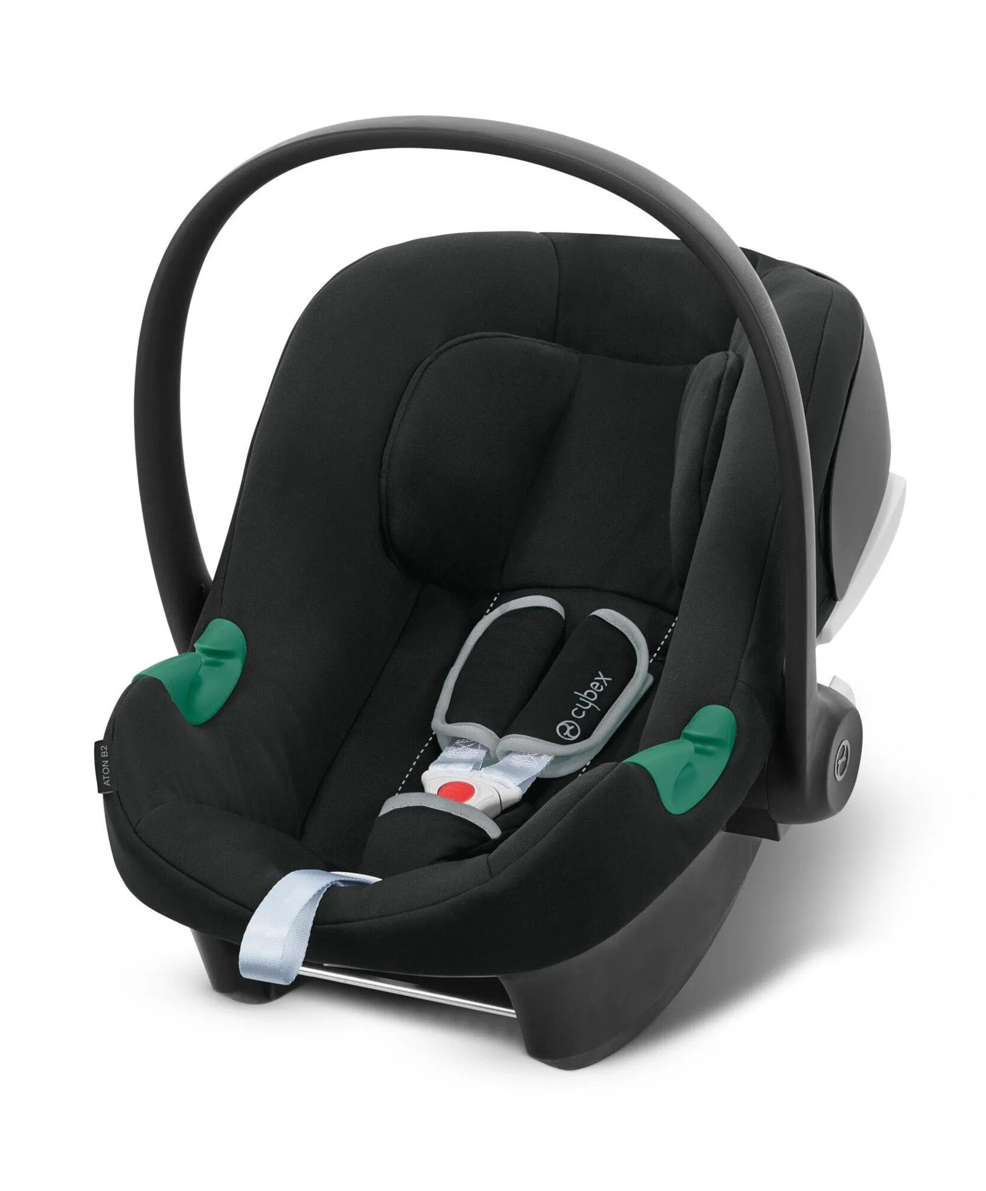 Cybex Gazelle S Pushchair Bundle - Moon Black (6 Piece) with Aton B2 Car Seat