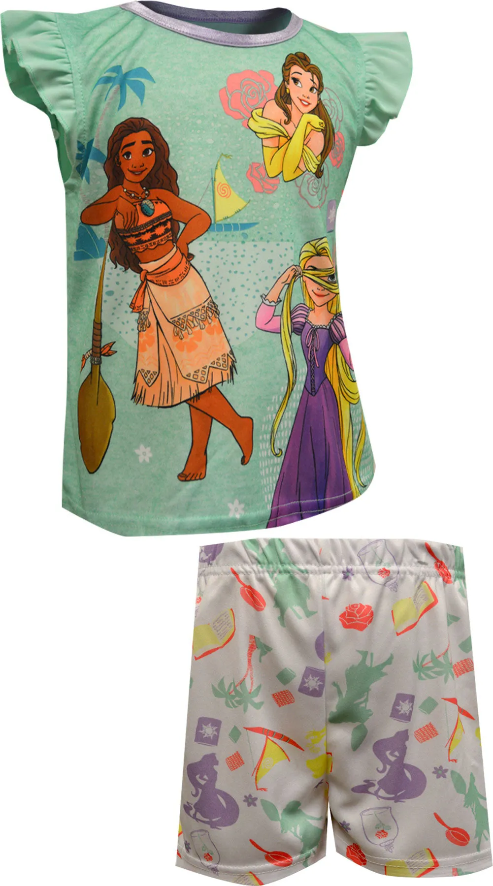 Disney Princesses Summertime Fun Shortie Toddler Pajama