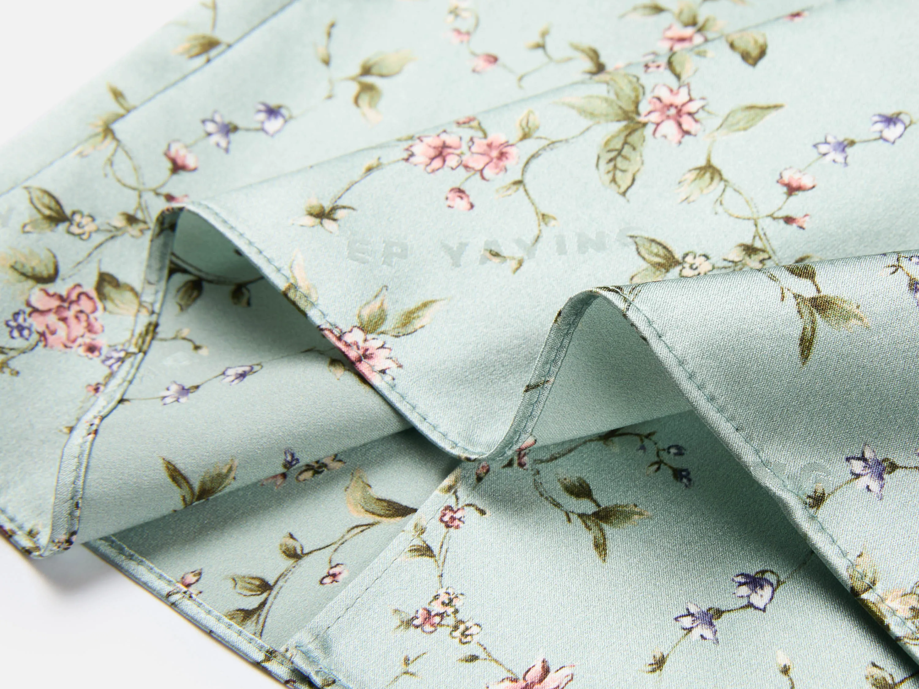 EP YAYING Silk Printed Tea Dress EGJES4613AG