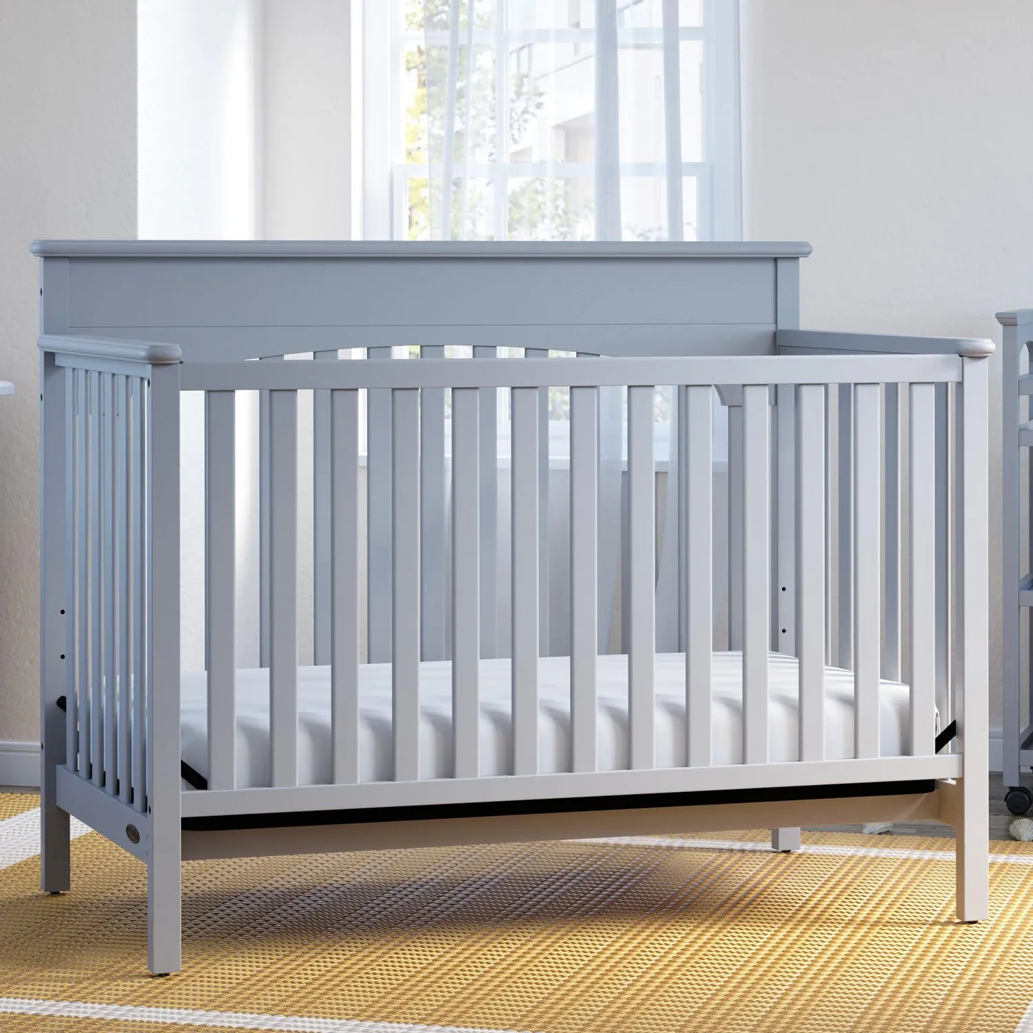 Eva 4-in-1 Convertible Crib | Grey