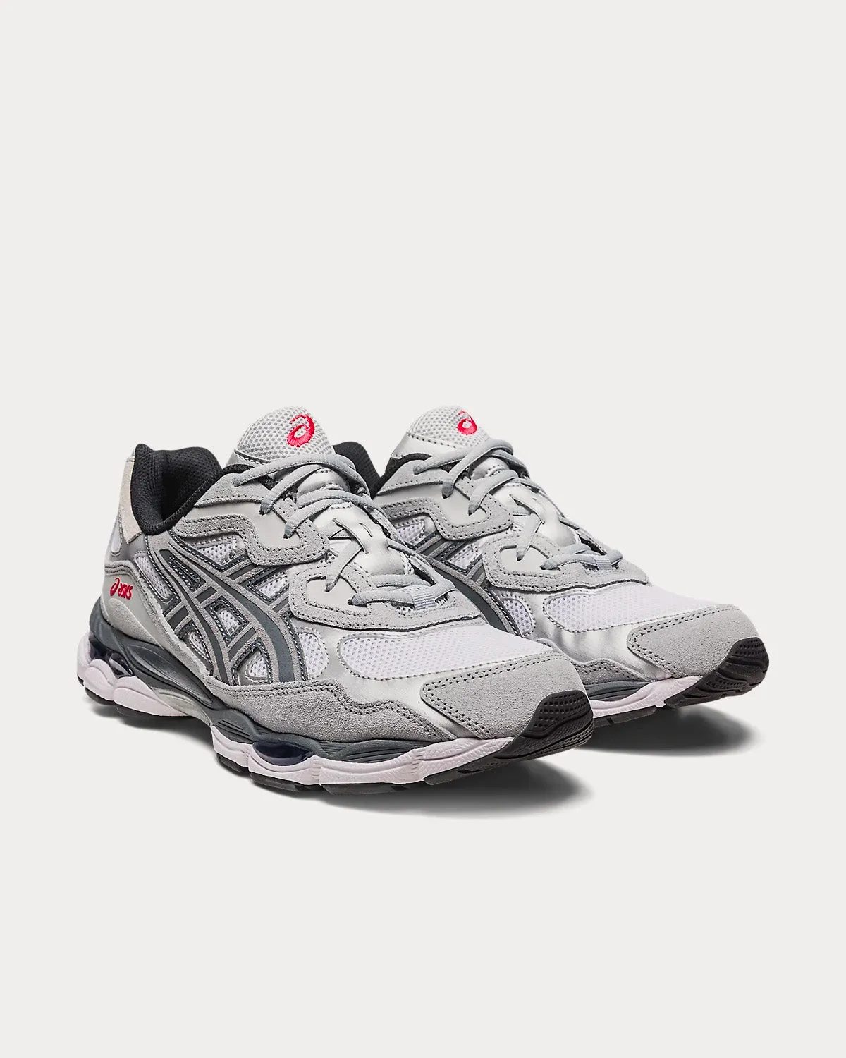 Gel-NYC White / Steel Grey Low Top Sneakers