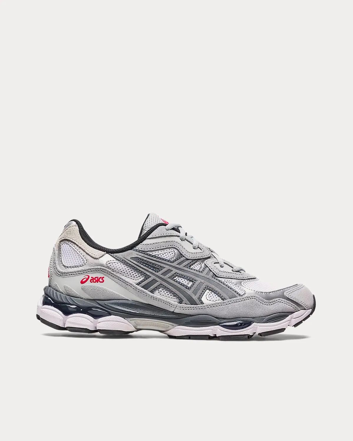 Gel-NYC White / Steel Grey Low Top Sneakers