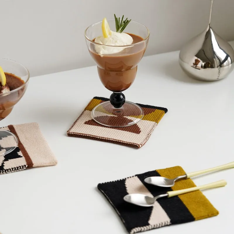Hand Knitting Cup Coaster