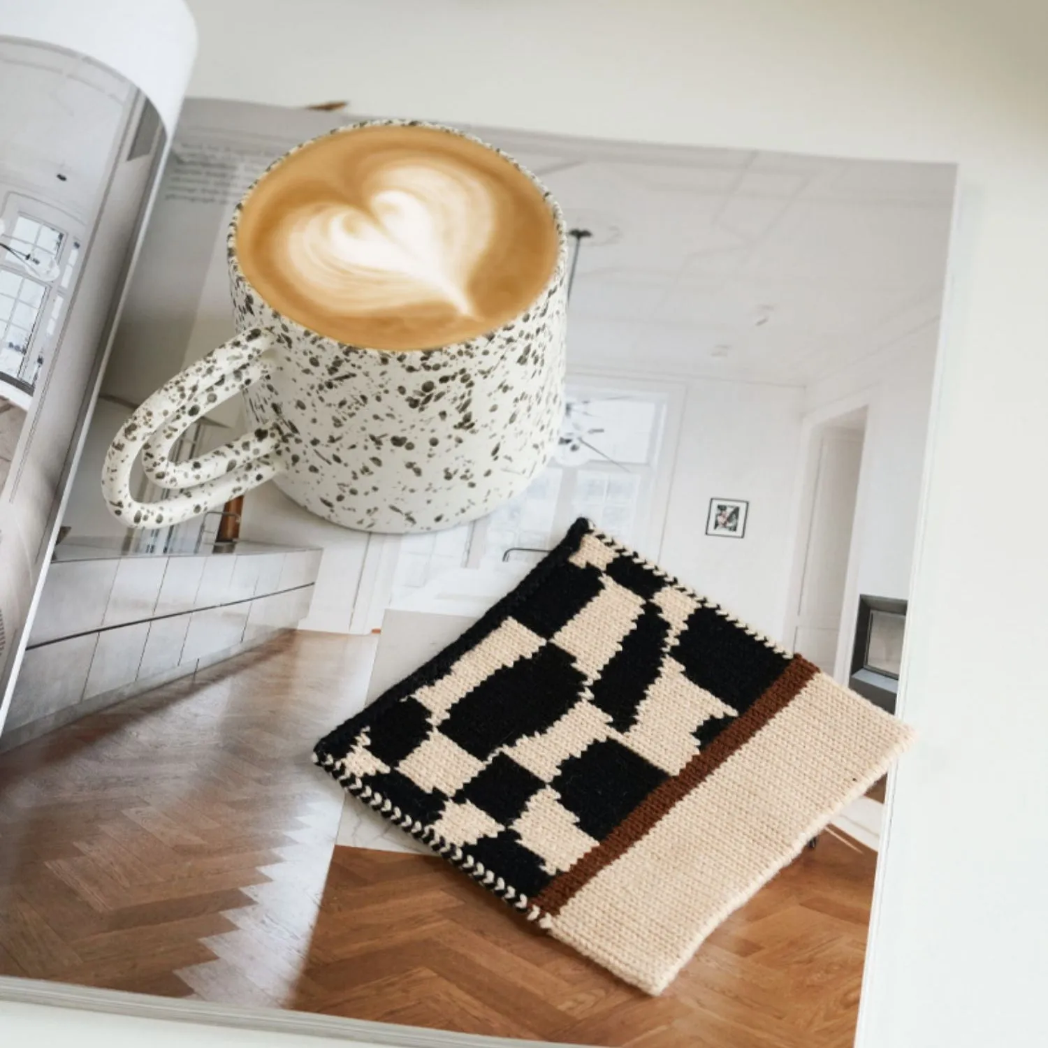 Hand Knitting Cup Coaster