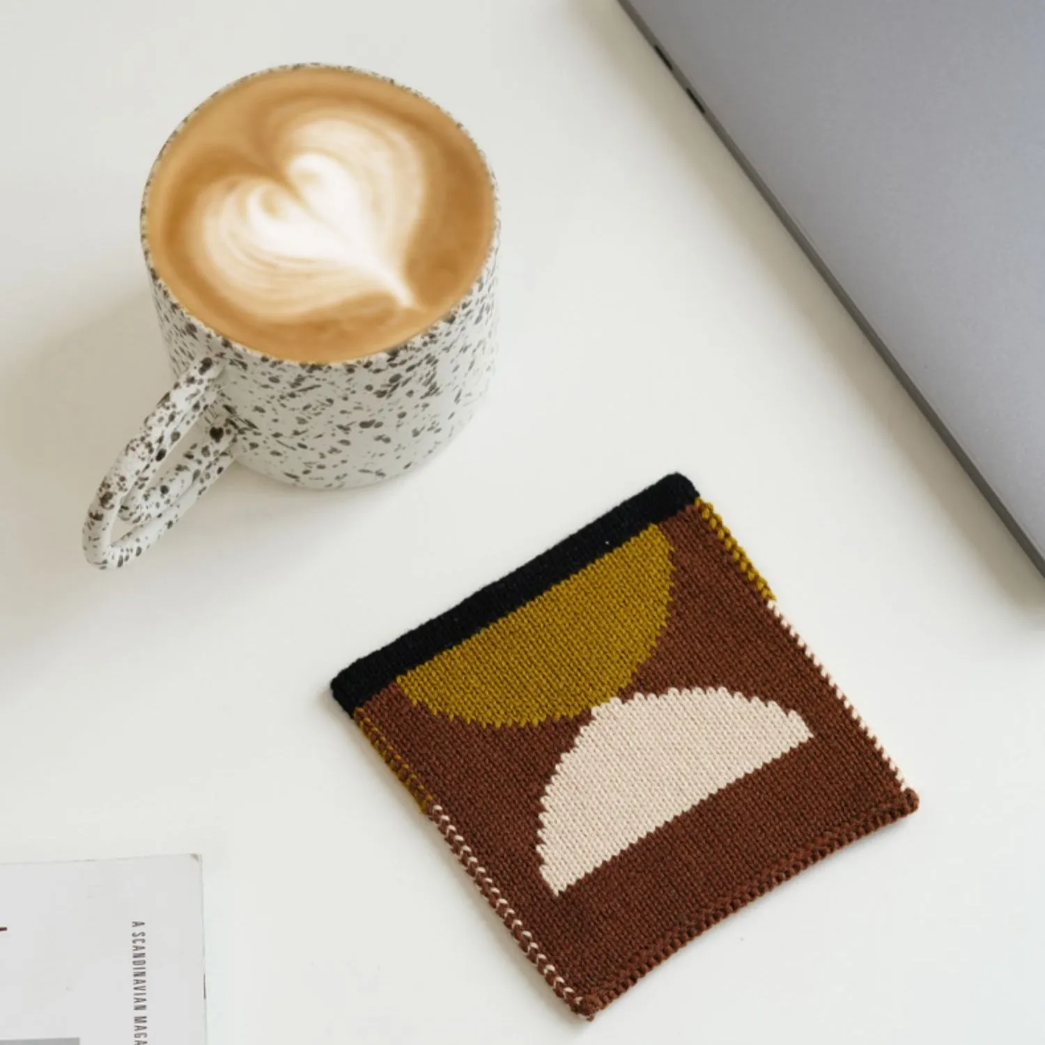 Hand Knitting Cup Coaster