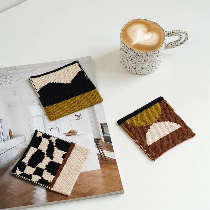 Hand Knitting Cup Coaster