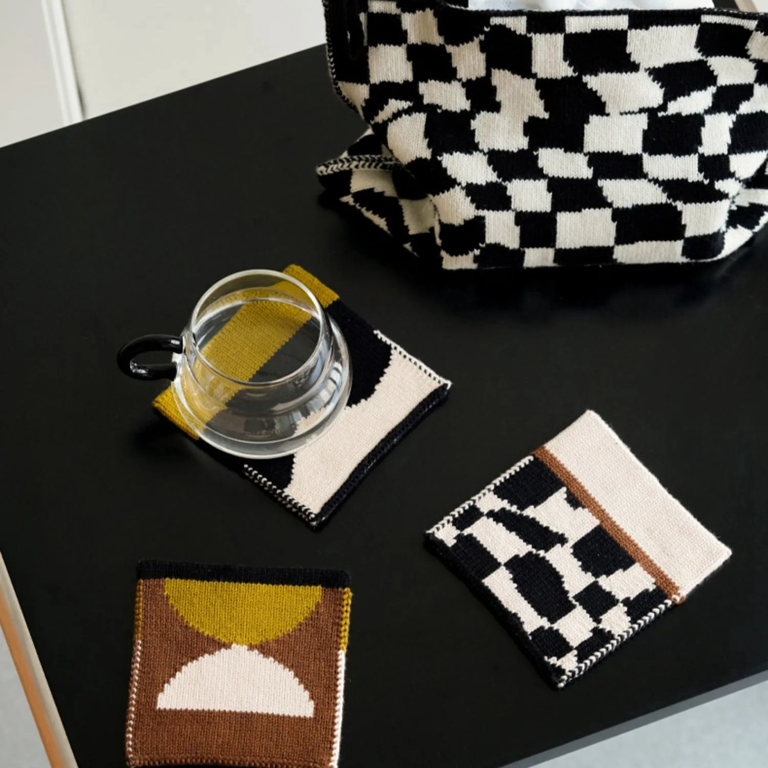 Hand Knitting Cup Coaster