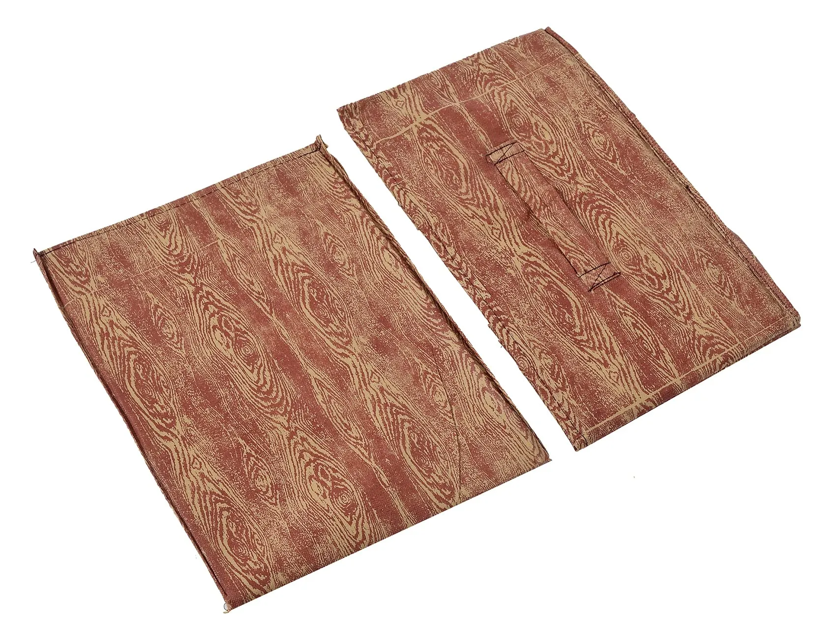 Heart Home Wooden Design Multipurposes Rectangular Flodable Storage Box, Drawer Storage and Cloth Organizer (Maroon Brown)-44HH0588