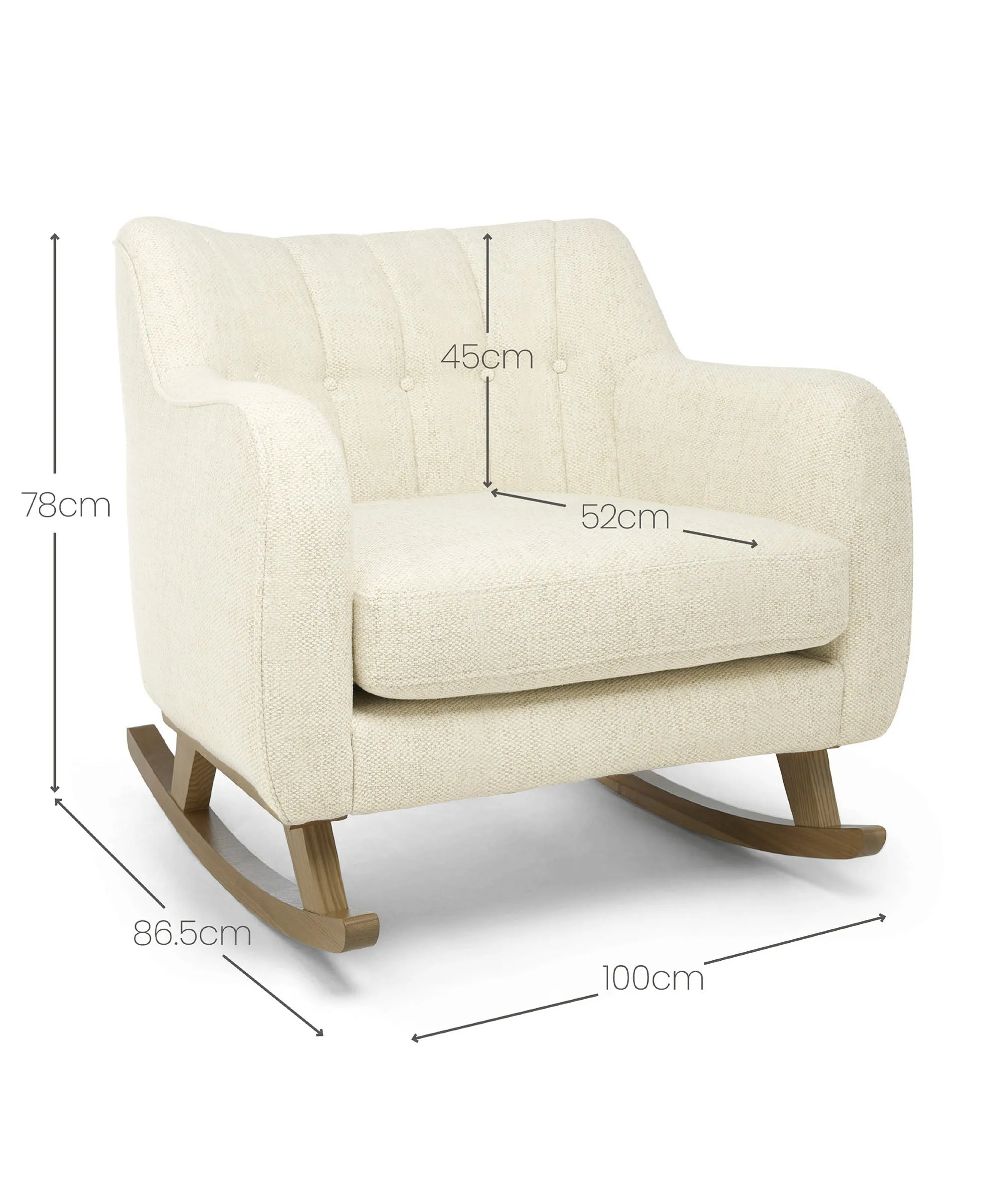 Hilston Cuddle Chair - Sandstone Textured Weave