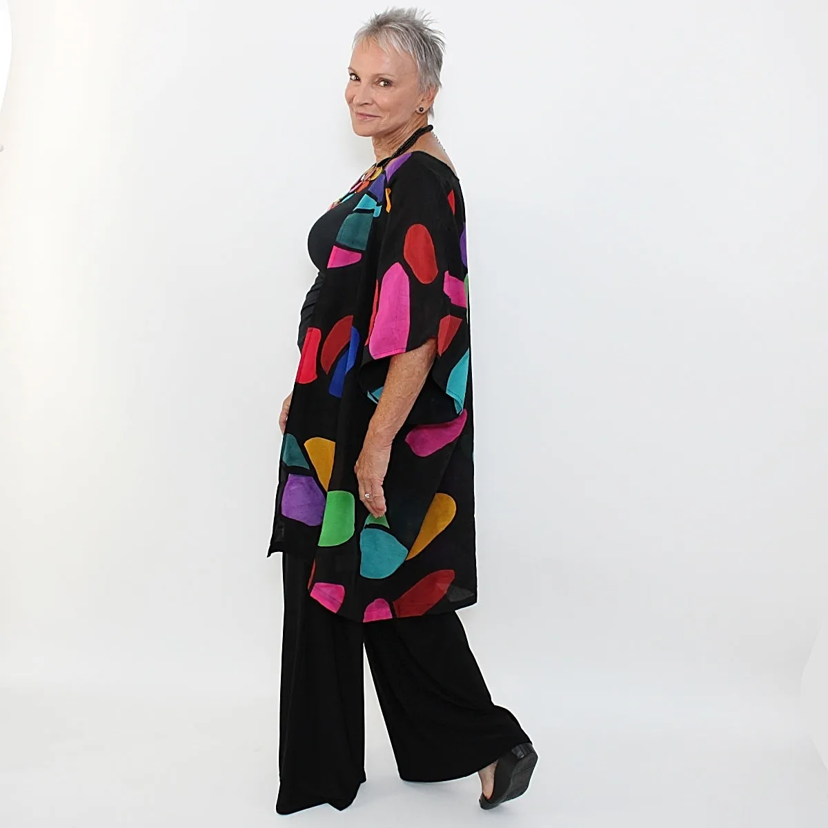 Jewel Tone Dramatic Kimono