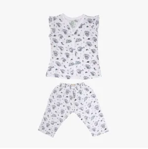 Jumbo The Elephant- Muslin Sleep Suit Girls