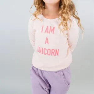 Kira Kids Pink Infant & Toddler I Am A UNICORN Organic Cotton Shirt